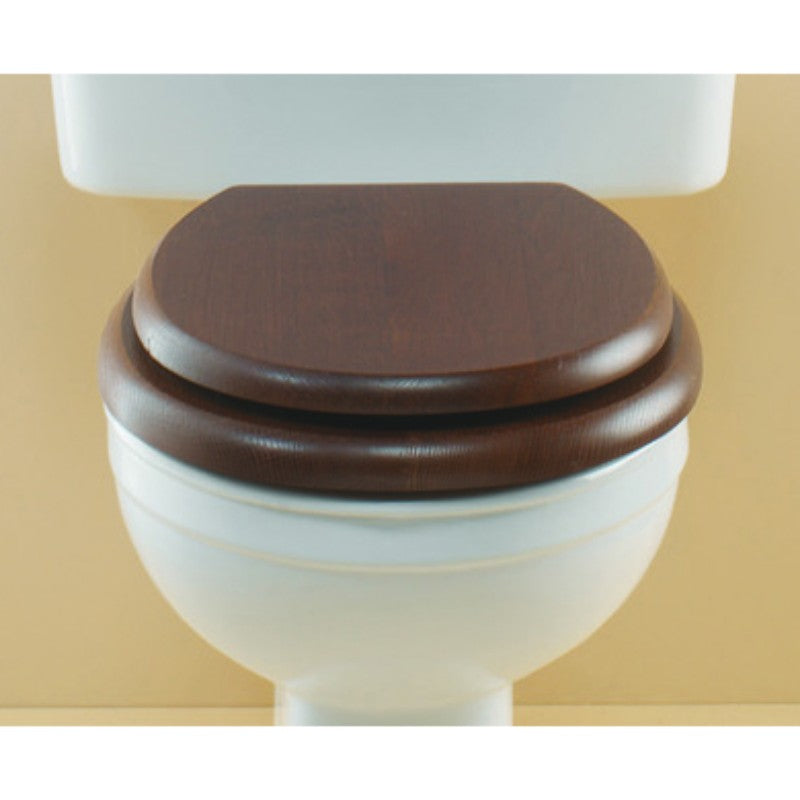 Silverdale Wooden Toilet Seat for Low Level/High Level Toilet