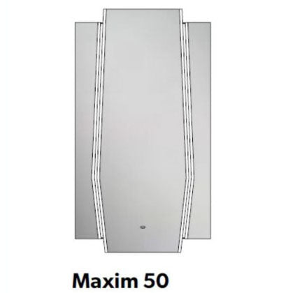 HiB Maxim Shaped LED Illuminated Mirror