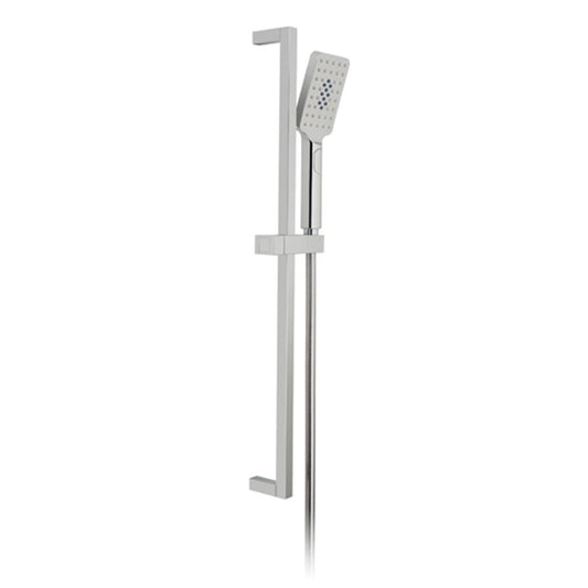 Vado Nebula Square 3 Function Slide Rail Shower Kit With Smooth Hose