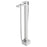 Vado Notion Bath Shower Mixer With Shower Kit Single Lever Floor Mounted