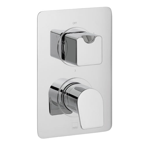 Vado Photon 3 Outlet 2 Handle Thermostatic Shower Valve Wall Mounted