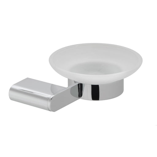 Vado Photon Frosted Glass Soap Dish And Holder Wall Mounted