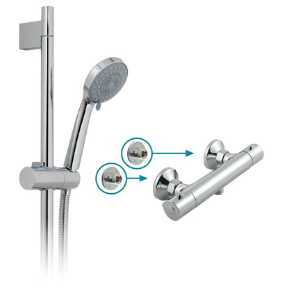 Vado Exposed Thermostatic Shower Set