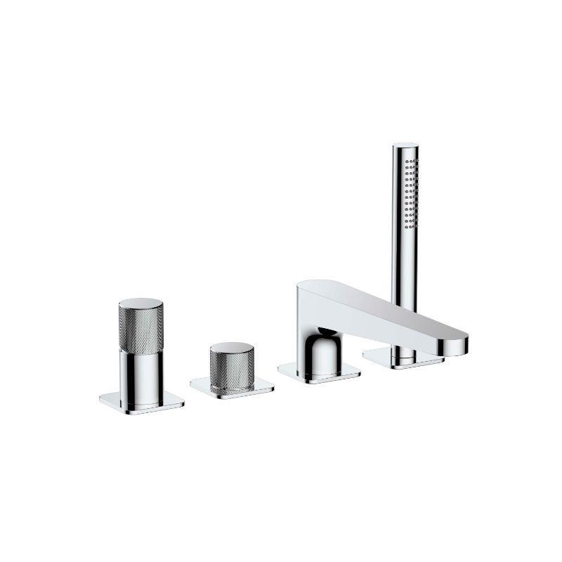 RAK-Amalfi 4 Hole Deck Mounted Bath Shower Mixer