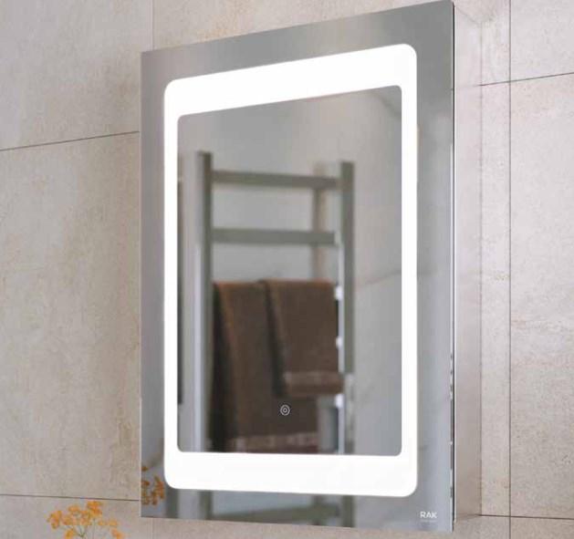 RAK-Aphrodite LED Illuminated Mirrored Recessable Cabinet