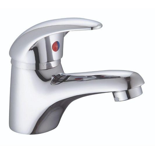 RAK-Basic Mini Mono Basin Mixer with Clicker Waste - Chrome