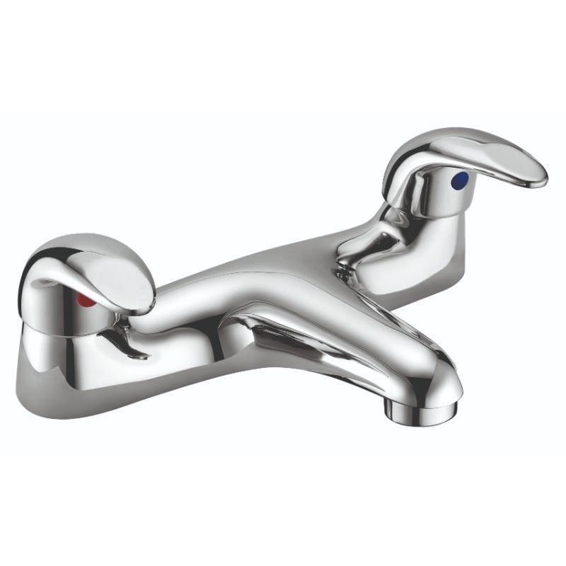 RAK-Basic Deck Mounted Bath Filler - Chrome