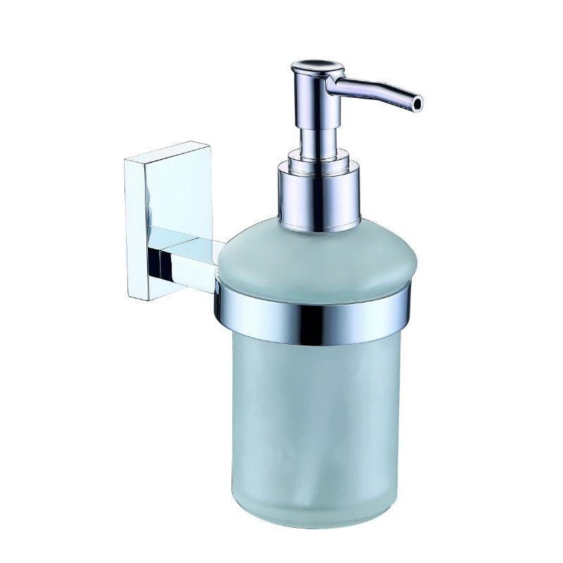 RAK-Resort Glass Soap Dispenser - Chrome