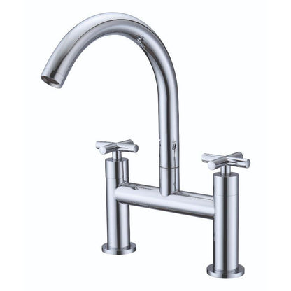 RAK-Ella Deck Mounted Bath Filler - Chrome