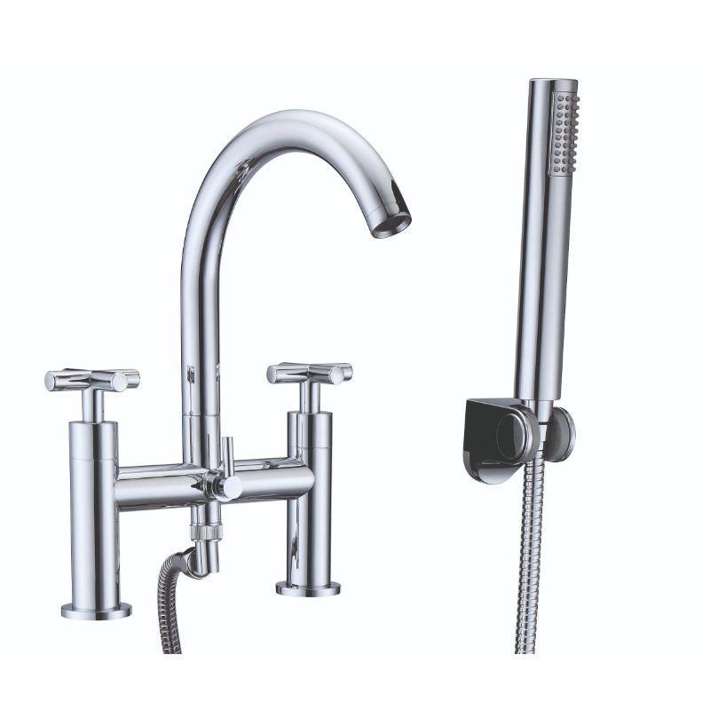 RAK-Ella Deck Mounted Bath Shower Mixer - Chrome