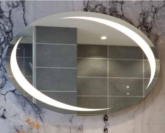 RAK-Hades LED Illuminated Oval Mirror with touch sensor switch