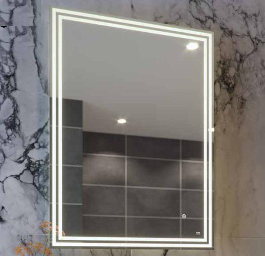 RAK-Hermes LED Illuminated Portrait Mirror with touch sensor switch