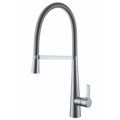 RAK Oslo Pull Out Side Lever Kitchen Sink Mixer - Silver