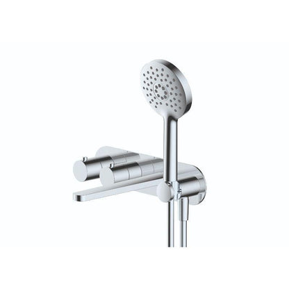 RAK Petit Dual Outlet Round Thermostatic Bath Shower Mixer