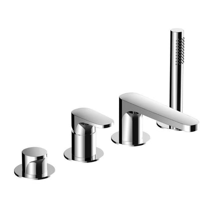 RAK 4 Hole Deck Mounted Bath Shower Mixer