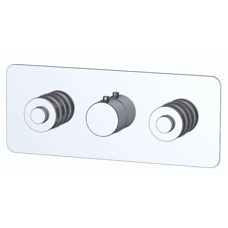 RAK-Prima Tech Dual Outlet Concealed Thermostatic Shower Valve