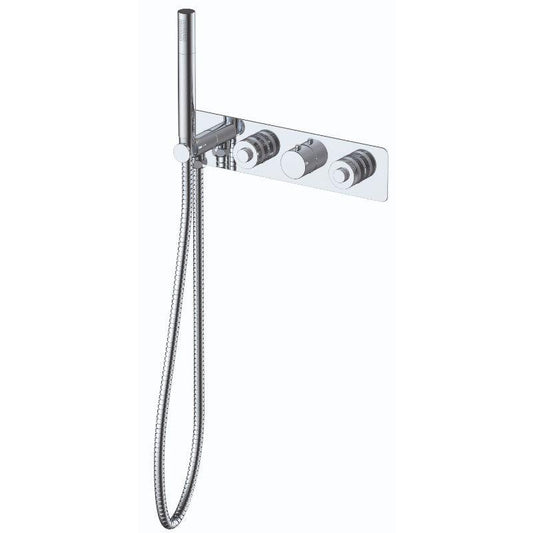 RAK-Prima Tech Dual Outlet Concealed Thermostatic Shower with Hand Shower