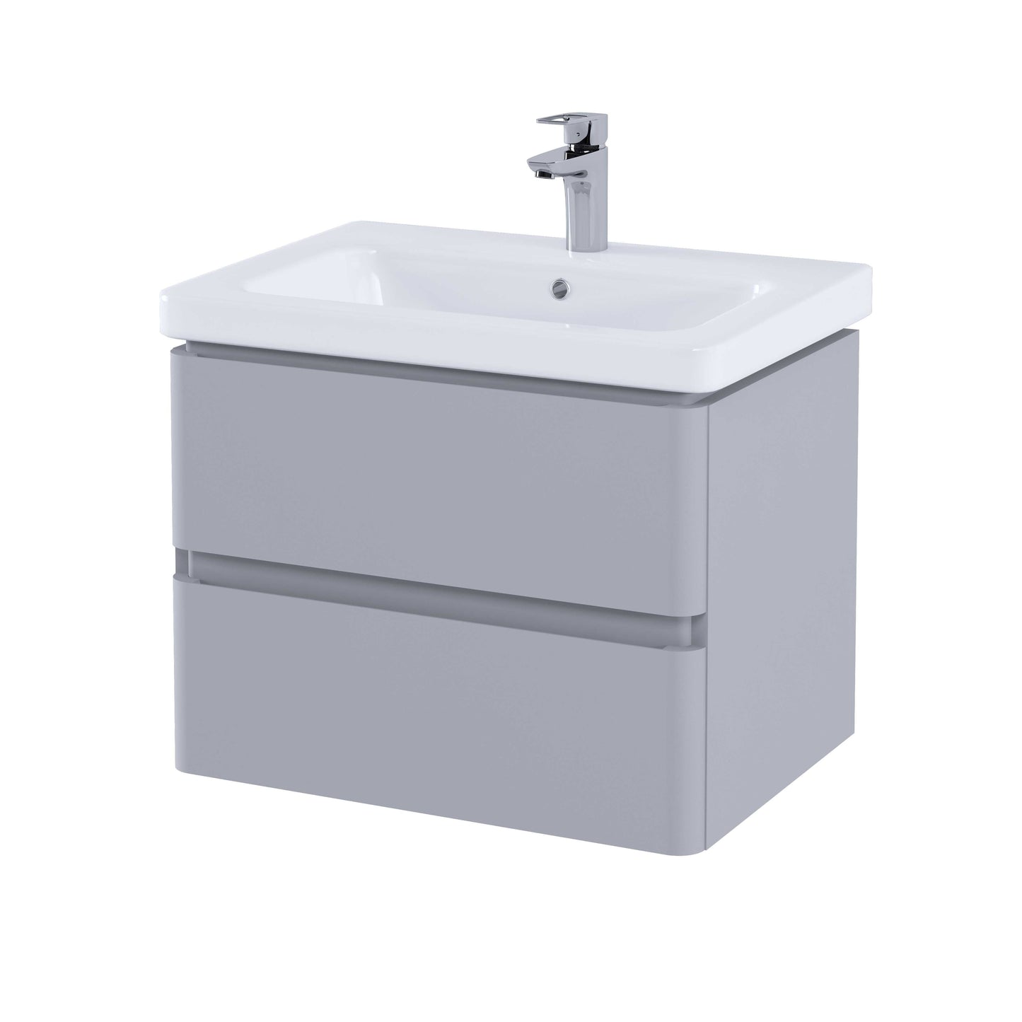 RAK-Resort 650mm Wall Hung Double Drawer Basin Unit