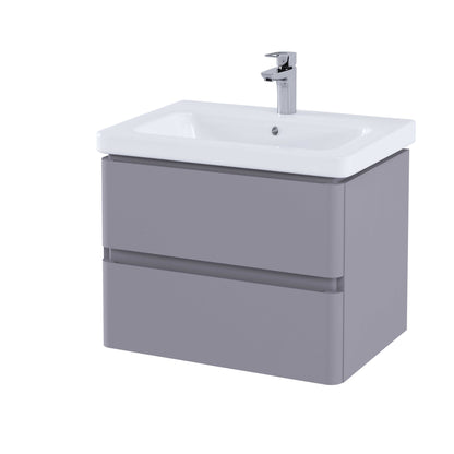 RAK-Resort 650mm Wall Hung Double Drawer Basin Unit