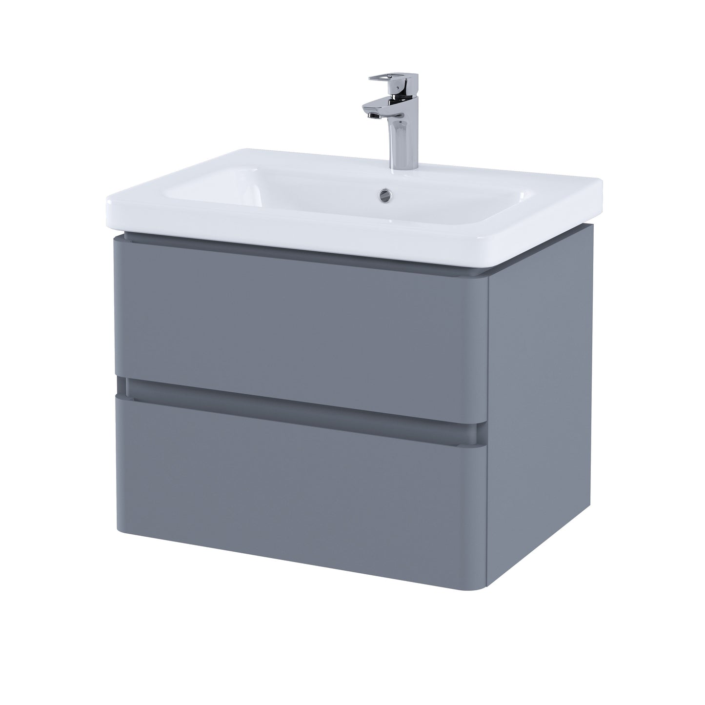 RAK-Resort 650mm Wall Hung Double Drawer Basin Unit