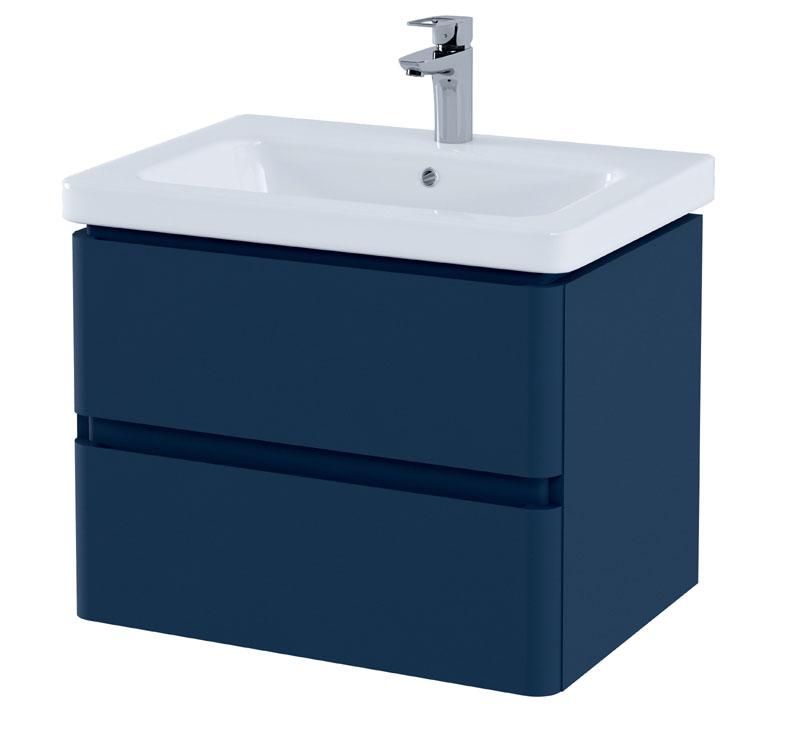 RAK-Resort 650mm Wall Hung Double Drawer Basin Unit