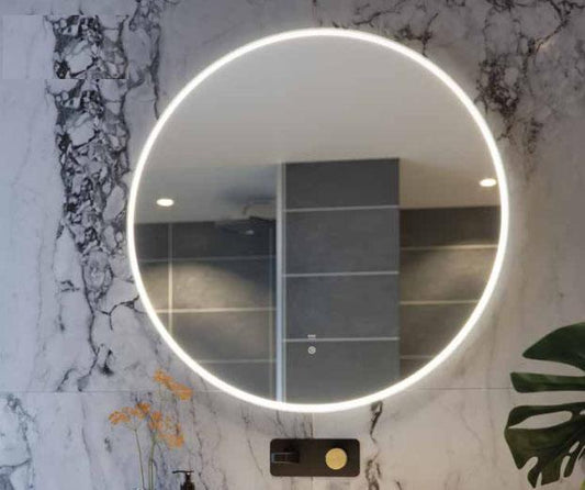 RAK-Scorpio LED Illuminated Round Mirror with touch sensor switch