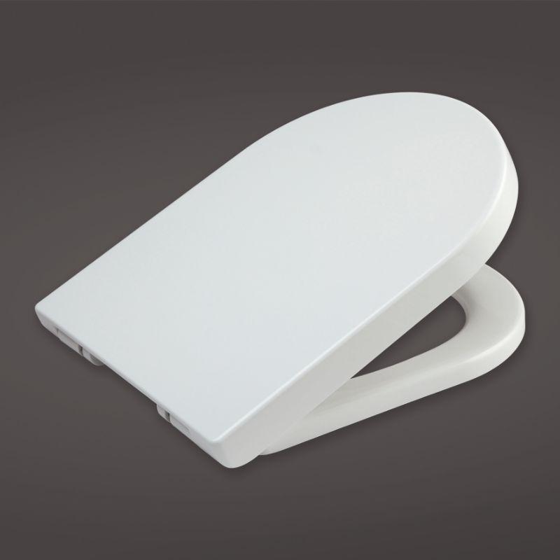 RAK Commercial Quick Release Soft Close Urea Seat for Rimless Pans