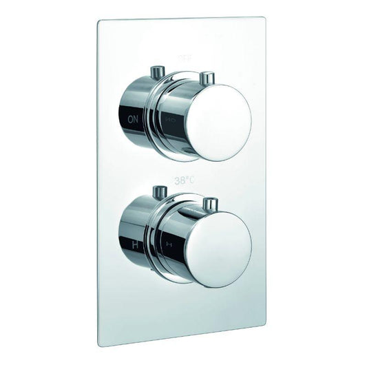 RAK Single Outlet, 2 Handle Thermostatic Concealed Shower Valve