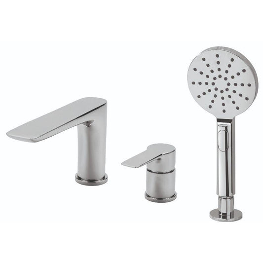 RAK-Sport 3 Hole Deck Mounted Bath Shower Mixer - Chrome