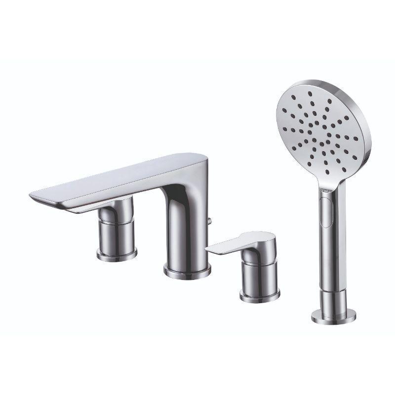 RAK-Sport 4 Hole Deck Mounted Bath Shower Mixer - Chrome