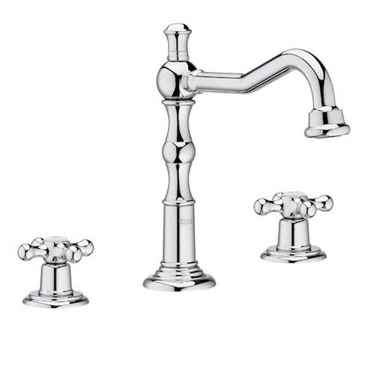 Roca Carmen 3-Hole Basin Mixer Tap with Waste