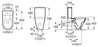 Roca The Gap Round Rimless Close Coupled Toilet - White