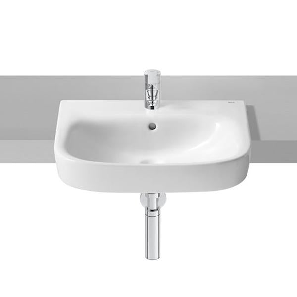 Roca Debba 520 x 400mm 1TH Semi-Recessed Basin