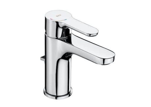 Roca L20 Basin Mixer Tap with Pop-up Waste - Chrome