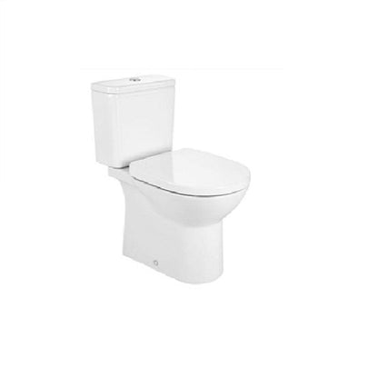 Roca Debba Round Rimless Close Coupled Toilet - Open Back