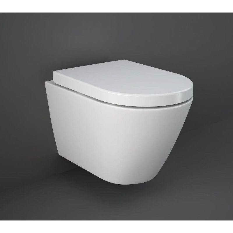 RAK-Resort Rimless Wall Hung WC With Hidden Fixations