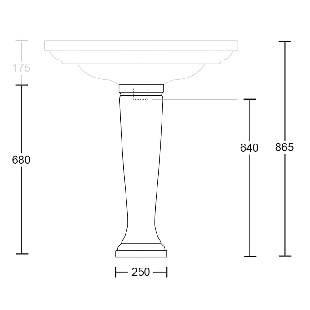 Imperial Radcliffe Medium Basin 600mm