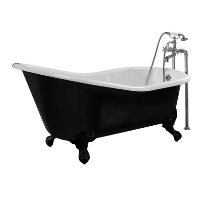 Imperial Ritz Slipper Cast Iron Bath with imperial feet