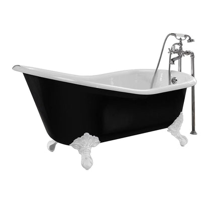 Imperial Ritz Slipper Cast Iron Bath with imperial feet