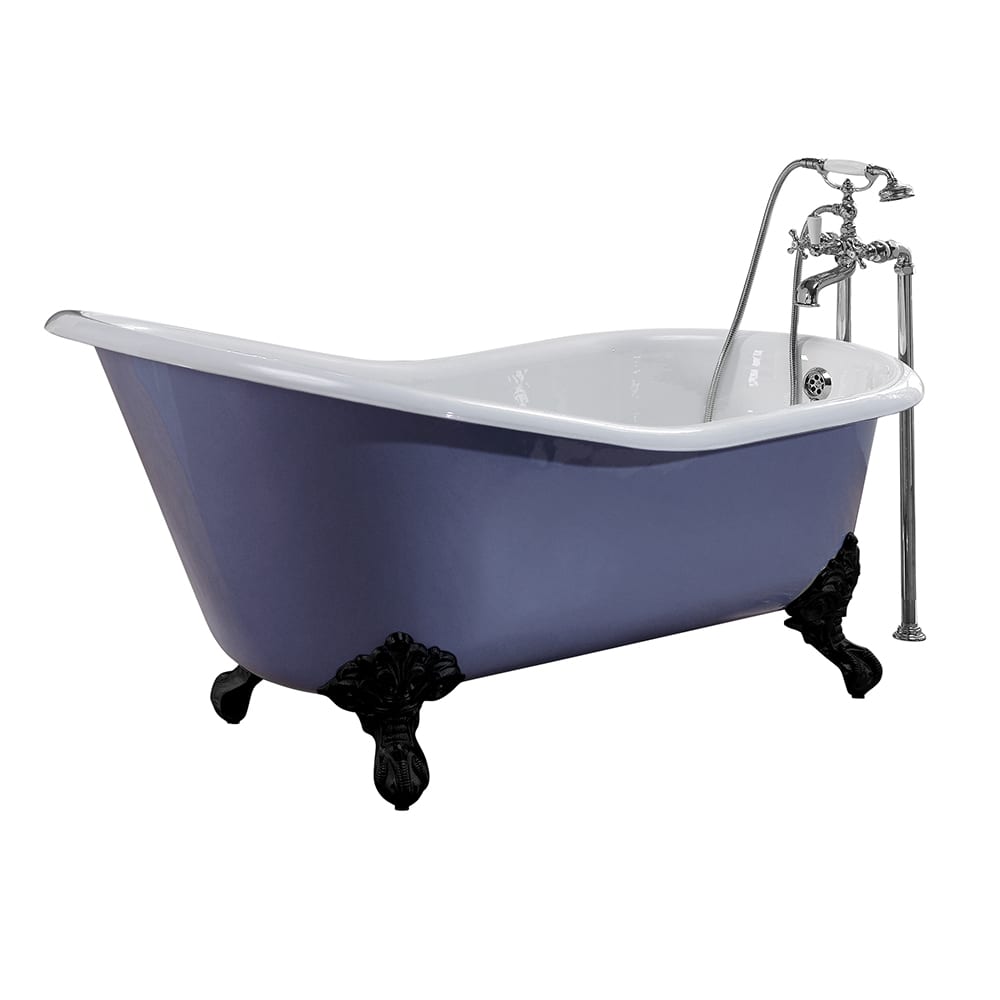 Imperial Ritz Slipper Cast Iron Bath with imperial feet