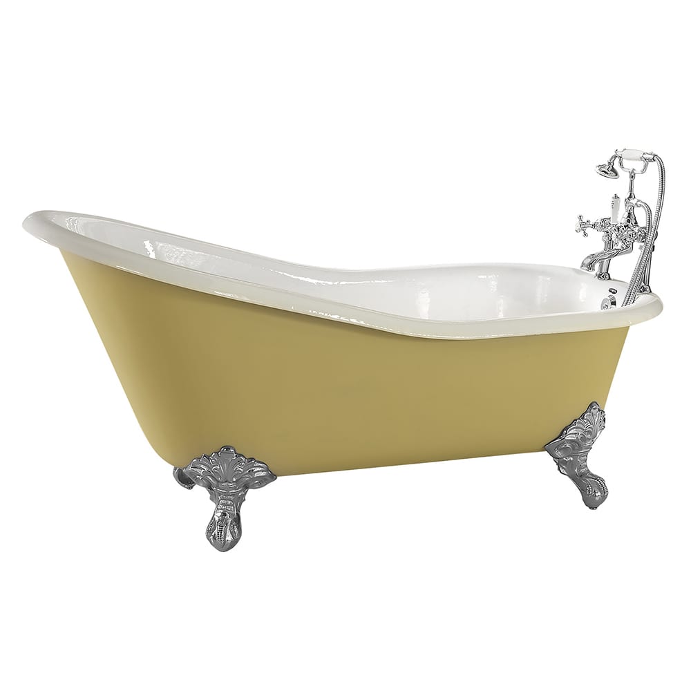 Imperial Ritz Slipper Cast Iron Bath with imperial feet