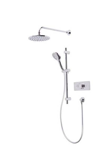 Tavistock Dual Button Concealed Shower with Riser kit