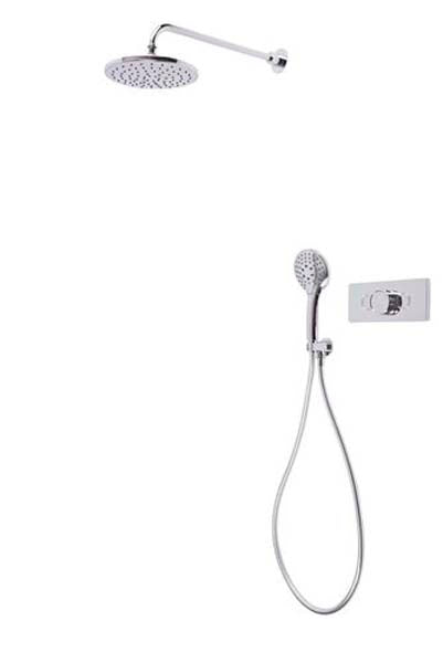 Tavistock Axiom Dual Function Shower System With Handset, Holder & Overhead Shower