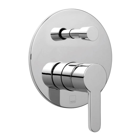 Vado Sense Concealed Single Lever Wall Mounted Manual Shower Valve With Diverter