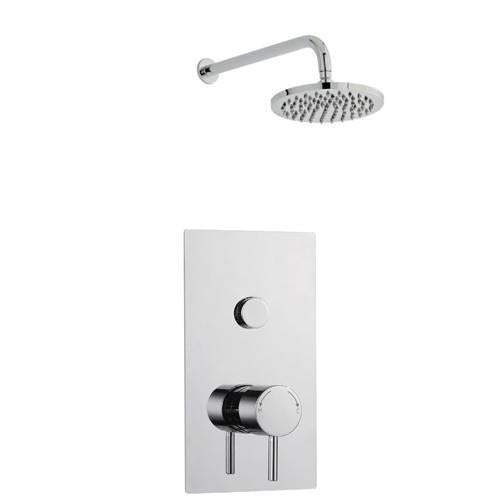 Kartell Plan Round Push Button Concealed Thermostatic Shower Valve