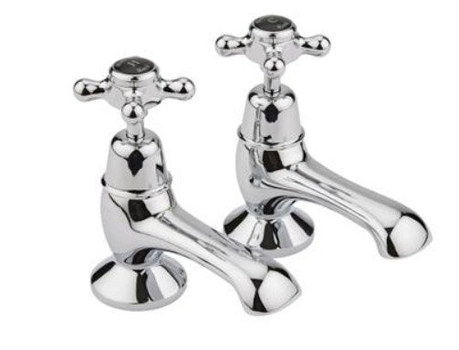 Hudson Reed Topaz Crosshead Dome Bath Taps