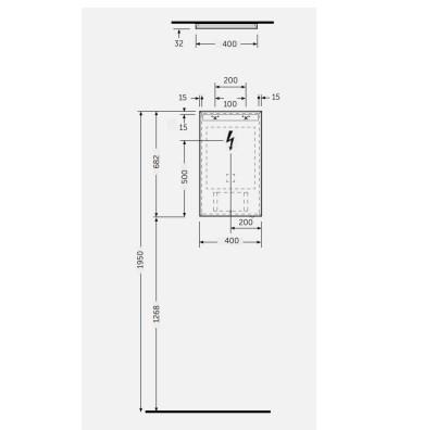 RAK-Joy Wall Hung Illuminated Mirror