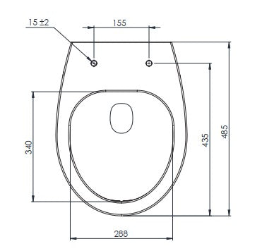 Tavistock Loft Rimless Back to Wall WC