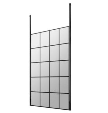 Hudson Reed Freestanding Framed Wetroom Screen With Two Ceiling Post