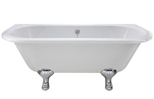 Hudson Reed Old London Kenton 1700mm Back To Wall Double Ended Freestanding Acrylic Bath